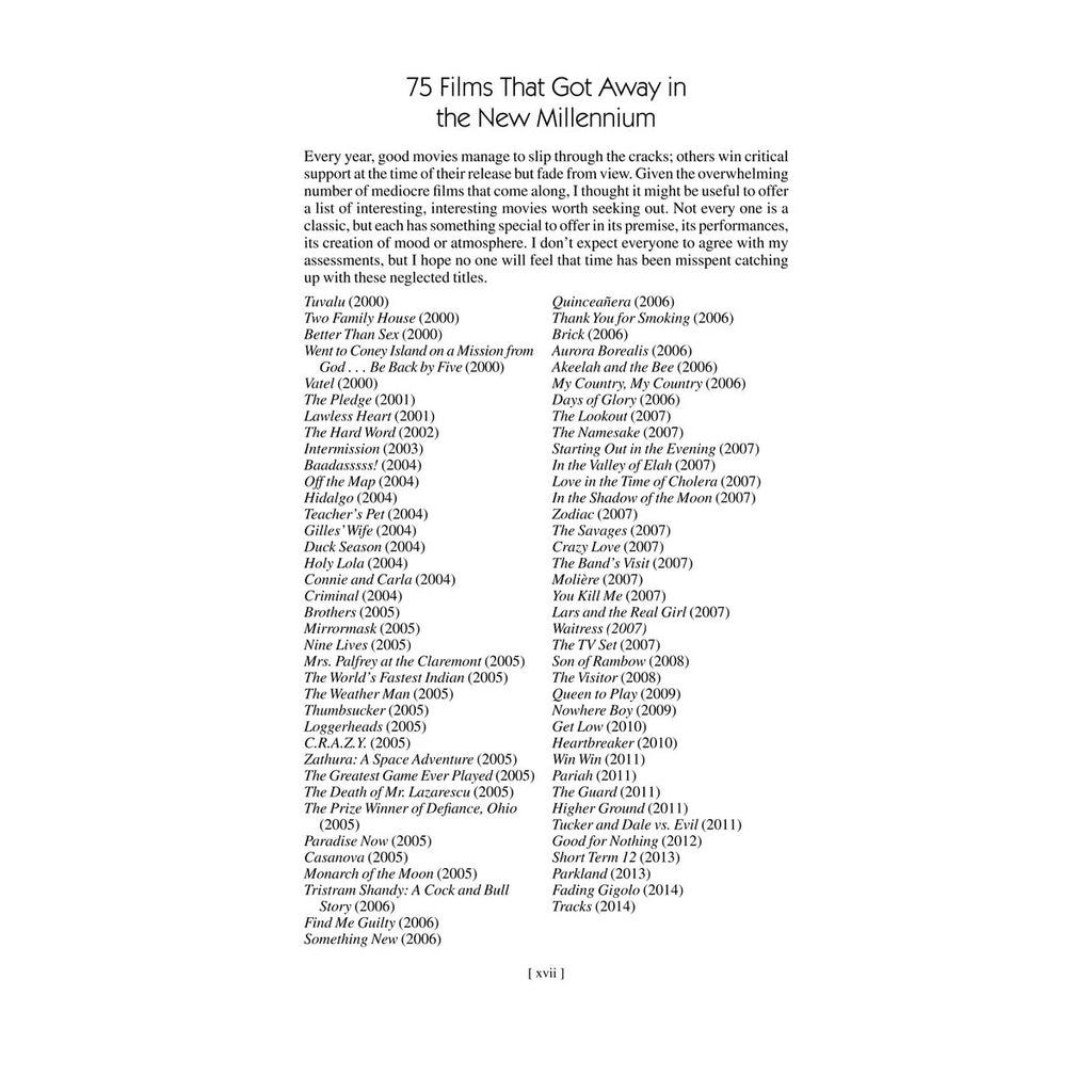 Leonard Maltin's Movie Guide interior sample: 75 Films That Got Away in the New Millennium