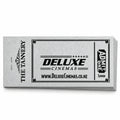 Deluxe Cinemas Senior Discount Book of Ten: older rectangular silver vouchers on a white background